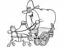Wild West kleurplaat 5